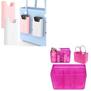 8683 2 Pack Bogg Bag Phone Holder Compatible with All Bogg Bags, Beach Bag